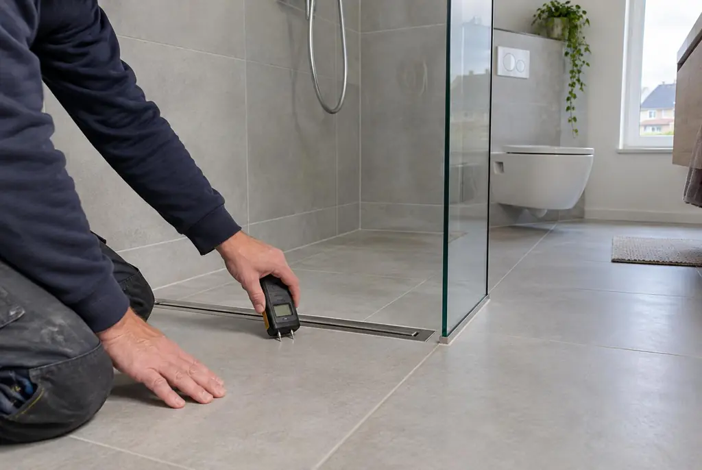Lekdetectie Krommenie – badkamer in een nieuwbouwwoning